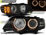 BMW X5 E53 09.99-10.03 ANGEL EYES BLACK LED INDICATOR Tuning-Tec Fényszóró