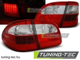 MERCEDES W211 WAGON E-KLASA 02-06 RED WHITE LED Tuning-Tec Hátsó Lámpa