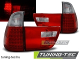 BMW X5 E53 09.99-06 RED WHITE LED Tuning-Tec Hátsó Lámpa