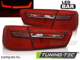 AUDI A6 C7 11-10.14 RED WHITE LED  Tuning-Tec Hátsó Lámpa
