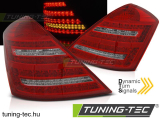 MERCEDES W221 S-KLASA 05-09 RED WHITE LED SEQ Tuning-Tec Hátsó Lámpa