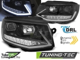VW T6 15- BLACK TUBE LIGHT LED SEQ DRL Tuning-Tec Fényszóró