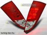 FORD FOCUS MK1 10.98-10.04 HATCHBACK RED WHITE LED  Tuning-Tec Hátsó Lámpa