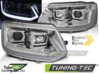 VW T5 2010-2015 LED TUBE LIGHT CHROME T6 LOOK Tuning-Tec Fényszóró