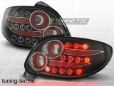 PEUGEOT 206 10.98- BLACK LED  Tuning-Tec Hátsó Lámpa