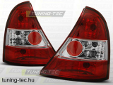RENAULT CLIO II 09.98-05.01 RED WHITE  Tuning-Tec Hátsó Lámpa