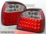 VW GOLF 3 09.91-08.97 RED WHITE LED  Tuning-Tec Hátsó Lámpa