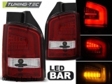 VW T5 04.10- RED WHITE LED BAR Tuning-Tec Hátsó Lámpa