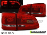 VW TOURAN 08.10- RED WHITE LED Tuning-Tec Hátsó Lámpa