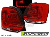 VW POLO 09-13 RED WHITE LED Tuning-Tec Hátsó Lámpa