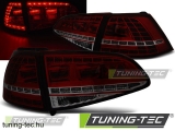 VW GOLF 7 13- RED SMOKE LED GTI LOOK Tuning-Tec Hátsó Lámpa