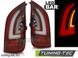 VW UP! 3.11- / SKODA CITIGO 12.11- RED WHITE LED BAR Tuning-Tec Hátsó Lámpa