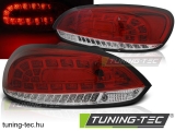 VW SCIROCCO III 08-04.14 RED WHITE LED Tuning-Tec Hátsó Lámpa