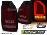 VW T6 2015- RED SMOKE SEQ LED BAR OEM BULB Tuning-Tec Hátsó Lámpa