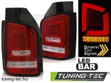 VW T5 04.03-09 RED WHITE FULL LED Tuning-Tec Hátsó Lámpa