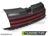 VW T6 2015- BLACK RED  Tuning-Tec Hűtőrács