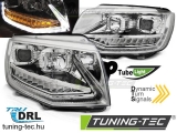 VW T6 15- CHROME TUBE LIGHT LED SEQ DRL Tuning-Tec Fényszóró