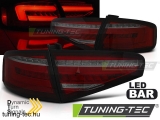 AUDI A4 B8 12-15 SEDAN RED SMOKE LED Tuning-Tec Hátsó Lámpa
