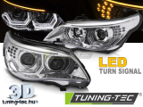 BMW E60/E61 03-07 ANGEL EYES LED 3D CHROME Tuning-Tec Fényszóró