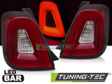FIAT 500 15-20 RED LED BAR  Tuning-Tec Hátsó Lámpa