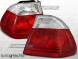 BMW E46 05.98-08.01 RED WHITE  Tuning-Tec Hátsó Lámpa