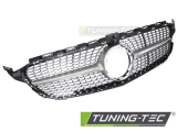 MERCEDES W205 18-21 / S205 18-21 / C205 18-23 / A205 (18-23) DIAMOND STYLE SILVER CHROME Tuning-Tec Hűtőrács