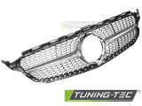 MERCEDES W205 18-21 / S205 18-21 / C205 18-23 / A205 (18-23) DIAMOND STYLE SILVER CHROME Tuning-Tec Hűtőrács