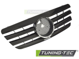 MERCEDES W210 99-02 / S210 99-03 FÉNYES FEKETE Tuning-Tec Hűtőrács