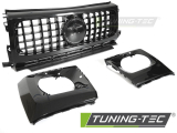 MERCEDES G-CLASS W464 (18-24) FÉNYES FEKETE GT STYLE Tuning-Tec Hűtőrács