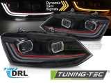 VW POLO V 6R (09-17) DRL BLACK Tuning-Tec Fényszóró