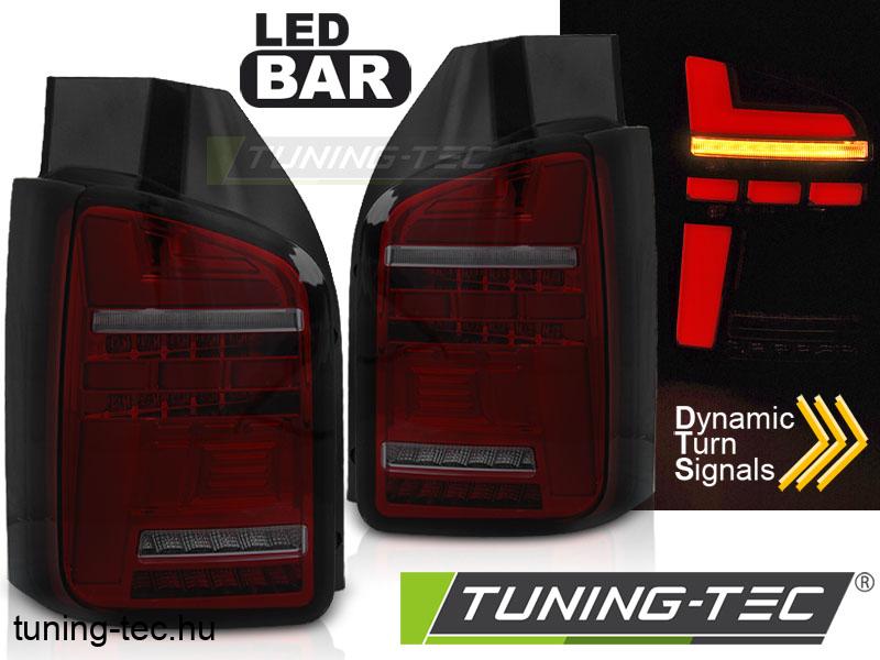 VW T6 2020- RED SMOKE FULL LED Tuning-Tec Hátsó Lámpa