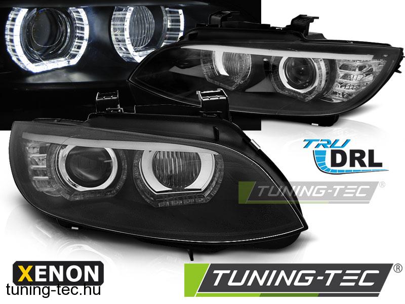 BMW E92/E93 06-10 ANGEL EYES LED BLACK HID Tuning-Tec  Fényszóró