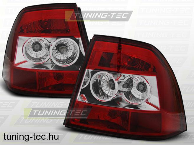 OPEL VECTRA B 11.95-12.98 RED WHITE  Tuning-Tec Hátsó Lámpa