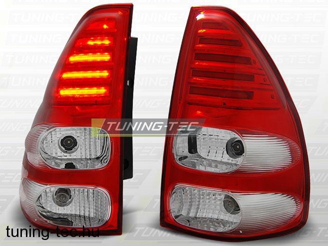 TOYOTA LAND CRUISER 120 03-09 RED WHITE LED  Tuning-Tec Hátsó Lámpa