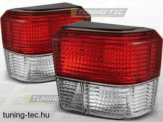 VW T4 90-03.03 RED WHITE  Tuning-Tec Hátsó Lámpa
