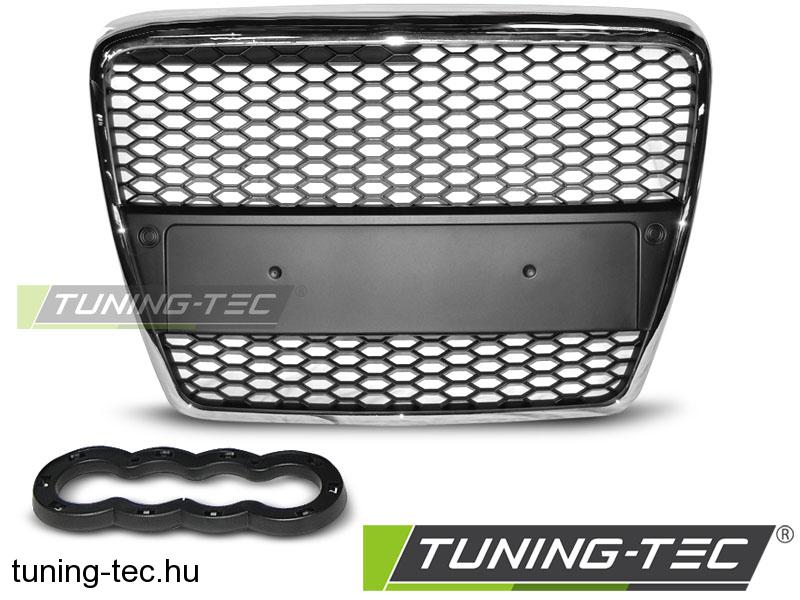 AUDI A6 (C6) RS-TYPE 04.04-08 CHROME  Tuning-Tec Hűtőrács