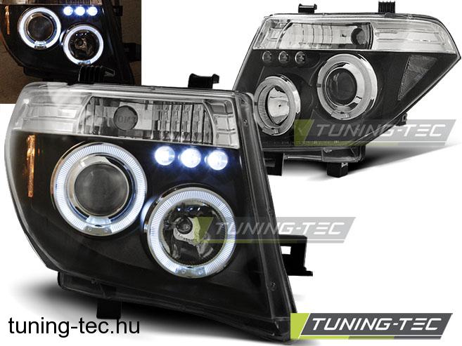 NISSAN NAVARA D40/PATHFINDER 05-10 ANGEL EYES BLACK  Tuning-Tec Fényszóró