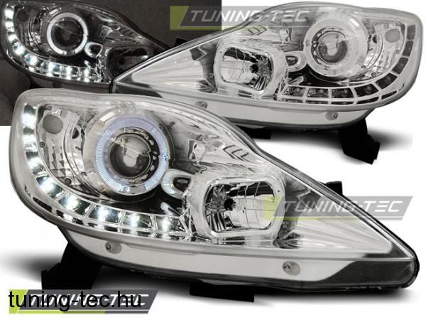 PEUGEOT 107 05- DAYLIGHT CHROME Tuning-Tec Fényszóró