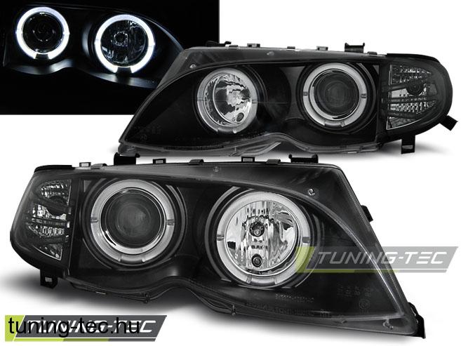 BMW E46 09.01-03.05 ANGEL EYES BLACK Tuning-Tec Fényszóró