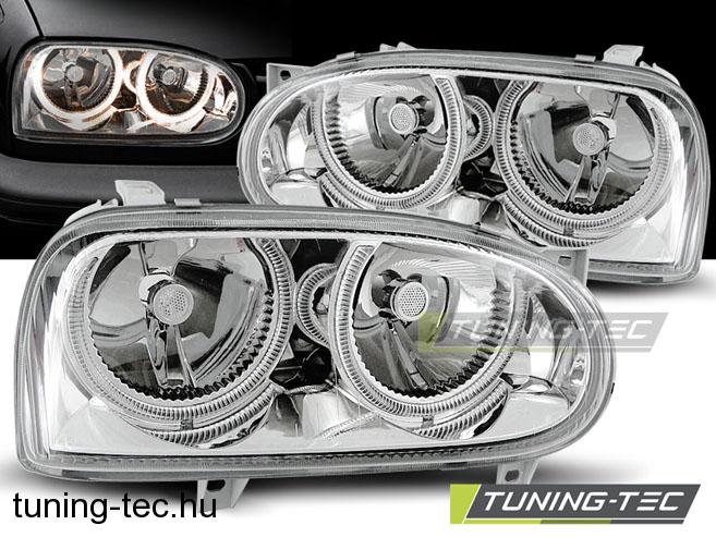 VW GOLF 3 ANGEL EYES CHROME  Tuning-Tec Fényszóró