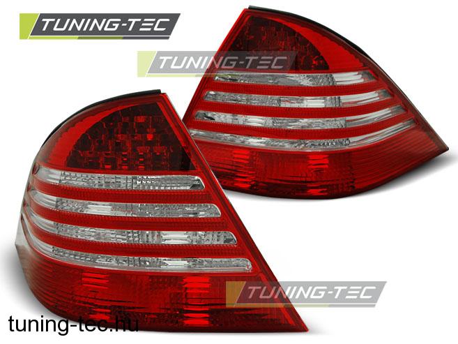 MERCEDES S-KLASA W220 98-05 RED WHITE Tuning-Tec Hátsó Lámpa