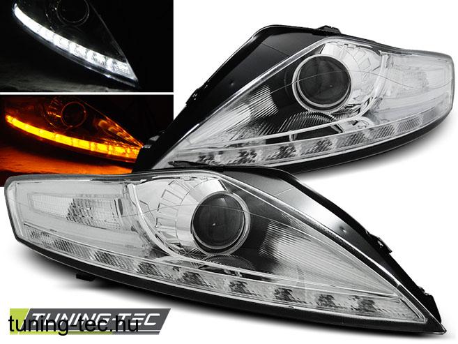 FORD MONDEO 07.07-11.10 DAYLIGHT CHROME LED IRÁNYJELZŐS Tuning-Tec Fényszóró
