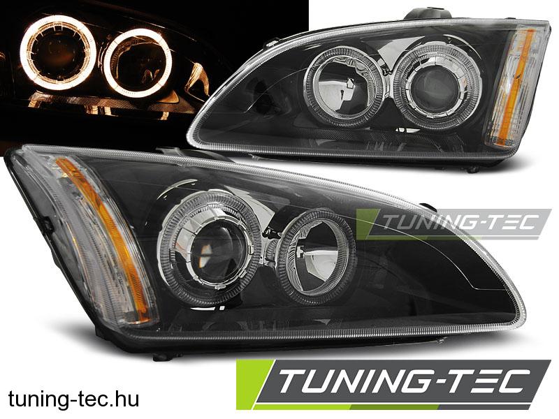 FORD FOCUS 2 09.04-01.08 ANGEL EYES BLACK Tuning-Tec Fényszóró