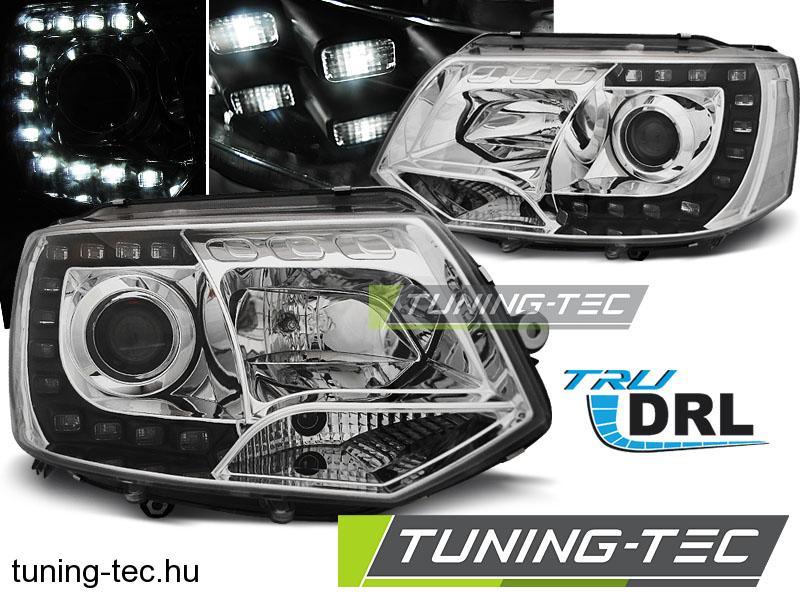 VW T5 2010- CHROME TRU DRL Tuning-Tec Fényszóró
