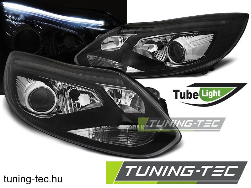 FORD FOCUS MK3 11- TUBE LIGHTS BLACK Tuning-Tec Fényszóró