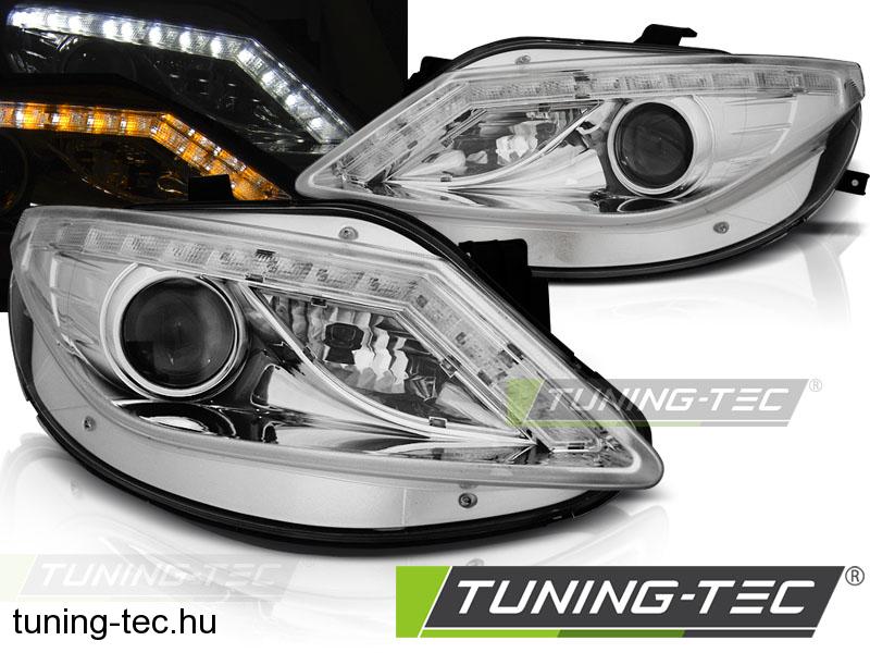 SEAT IBIZA 6J 06.08-12 DAYLIGHT LED IRÁNYJELZŐS CHROME Tuning-Tec Fényszóró