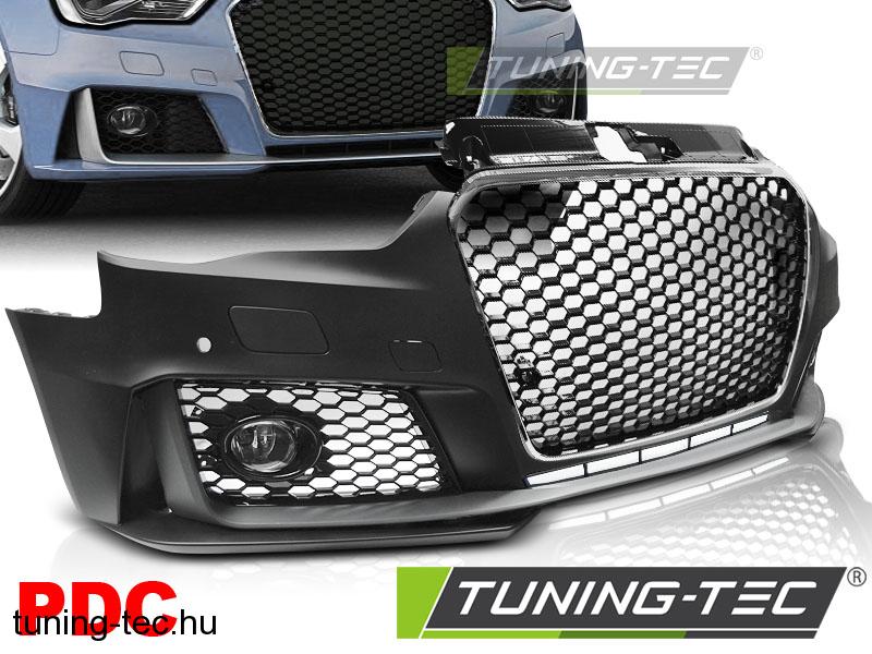 AUDI A3 12-16 RS3 STYLE CHROME BLACK PDC Tuning-Tec Lökhárító