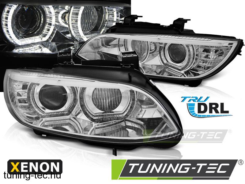 BMW E92/E93 06-10 ANGEL EYES LED CHROME HID Tuning-Tec Fényszóró