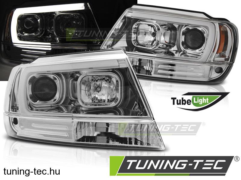 JEEP GRAND CHEROKEE 99-05.05 TUBE LIGHT CHROME  Tuning-Tec Fényszóró