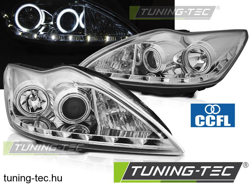 FORD FOCUS II 02.08-10 ANGEL EYES CCFL CHROME  Tuning-Tec Fényszóró